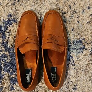 Polo by Ralph Lauren Men's Cognac Leather Loafers